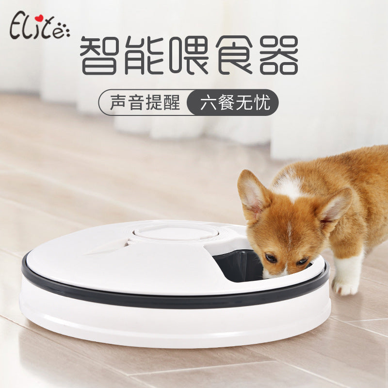 6-Meal Smart Pet Feeder – Automatic Timed Feeding Bowl