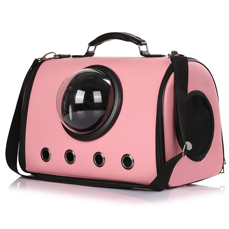 Breathable Pet Carrier Bag – Foldable Space Capsule for Dogs & Cats