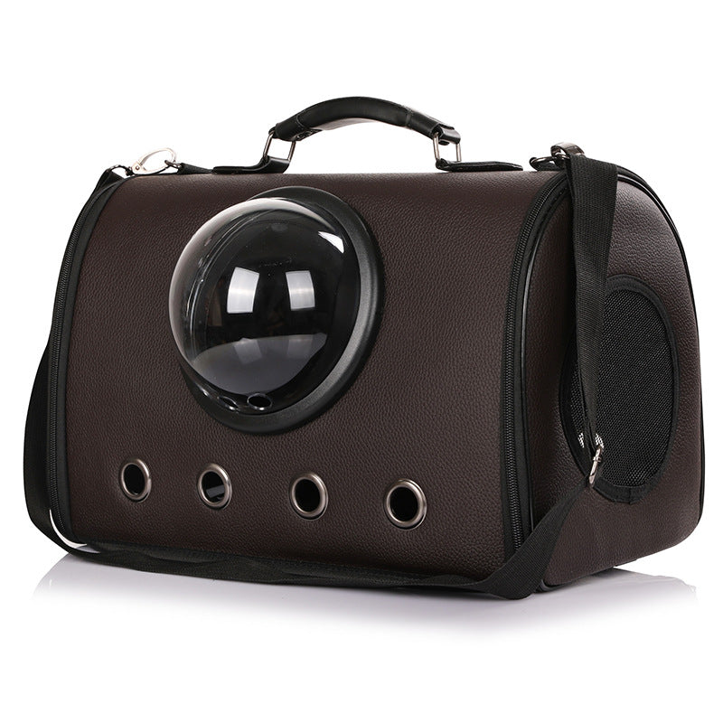 Breathable Pet Carrier Bag – Foldable Space Capsule for Dogs & Cats