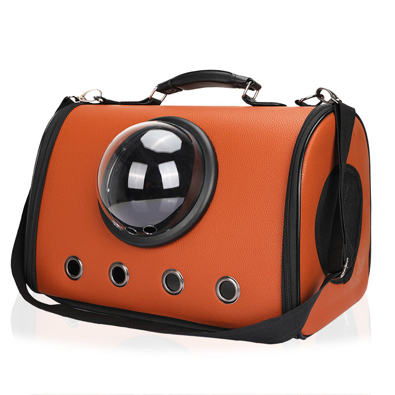 Breathable Pet Carrier Bag – Foldable Space Capsule for Dogs & Cats
