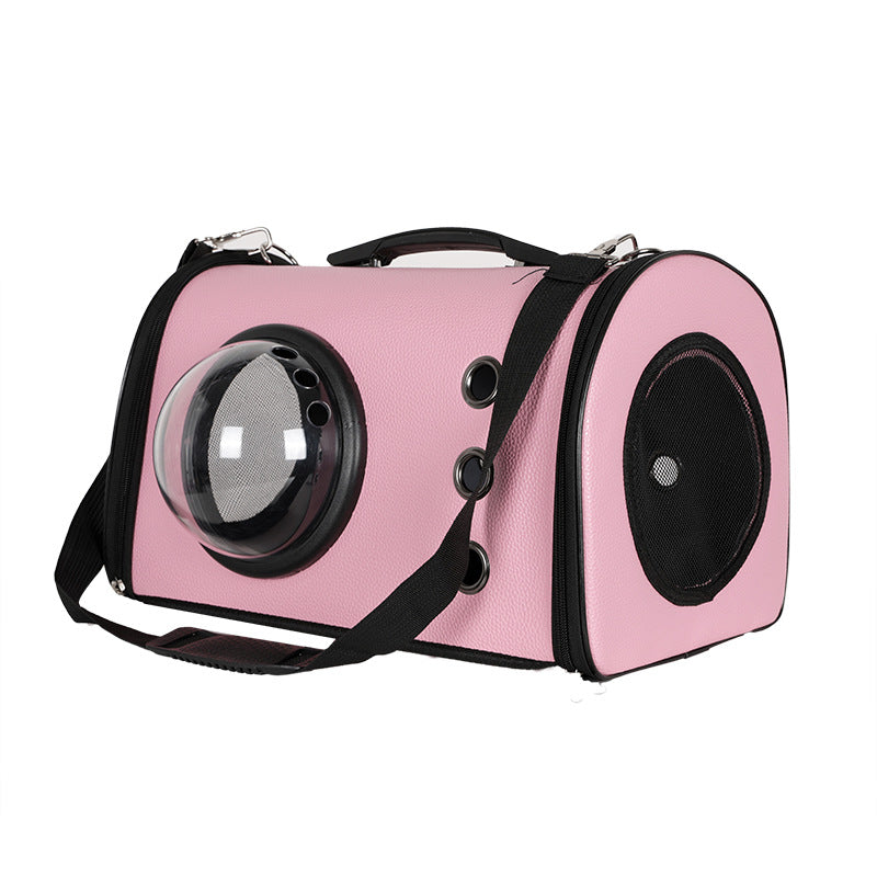 Breathable Pet Carrier Bag – Foldable Space Capsule for Dogs & Cats