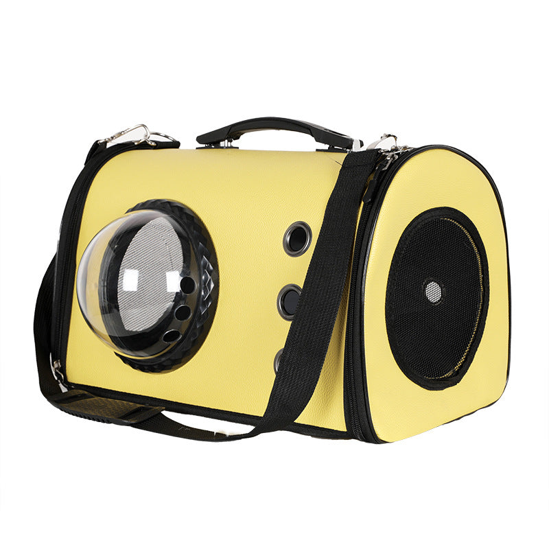 Breathable Pet Carrier Bag – Foldable Space Capsule for Dogs & Cats