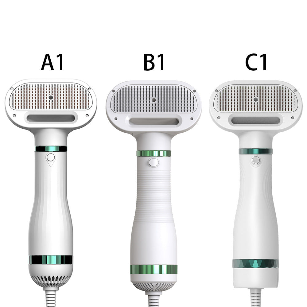 2-in-1 Pet Hair Dryer & Comb – Fast Grooming for Cats & Dogs