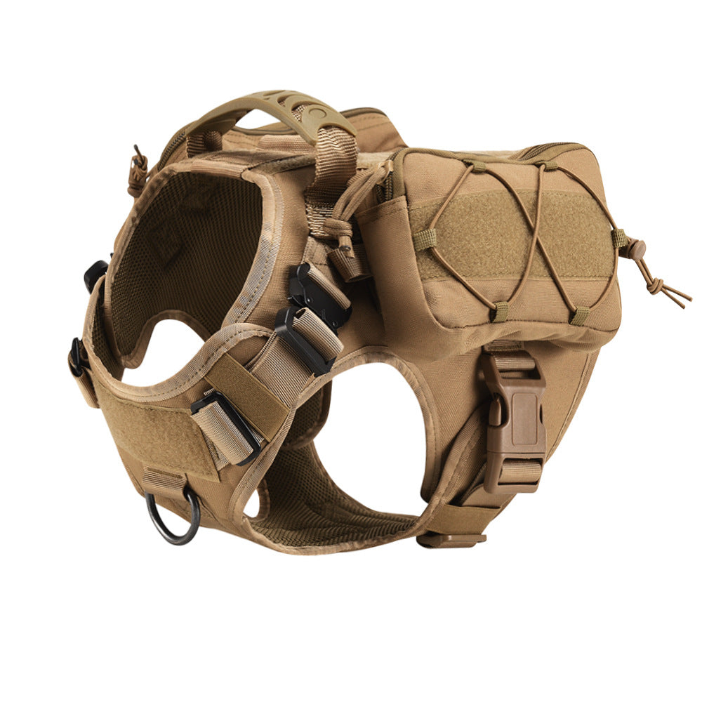 Tactical Dog Vest – 1000D MOLLE Outdoor Harness