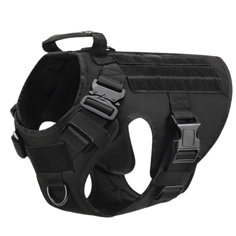 Tactical Nylon Dog Vest – Outdoor Training & Quick Release Harness