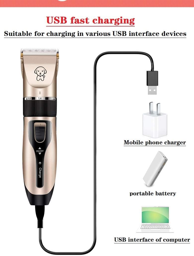 Electric Pet Grooming & Nail Care Kit – Clippers & Pedicure Tools for Cats & Dogs