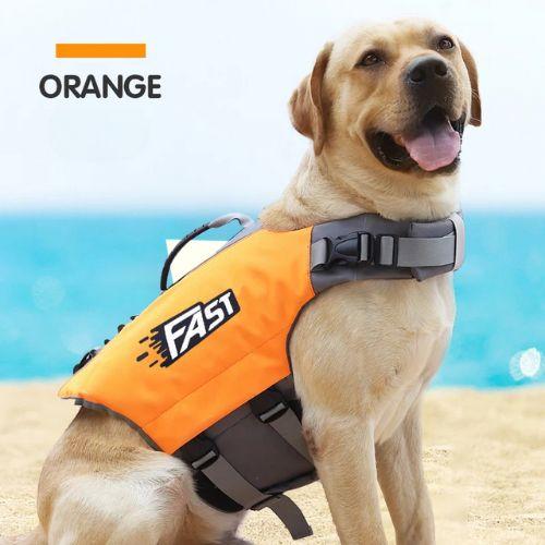 Summer Pet Dog Life Jacket – Safe & Stylish Swimming Vest for Dogs