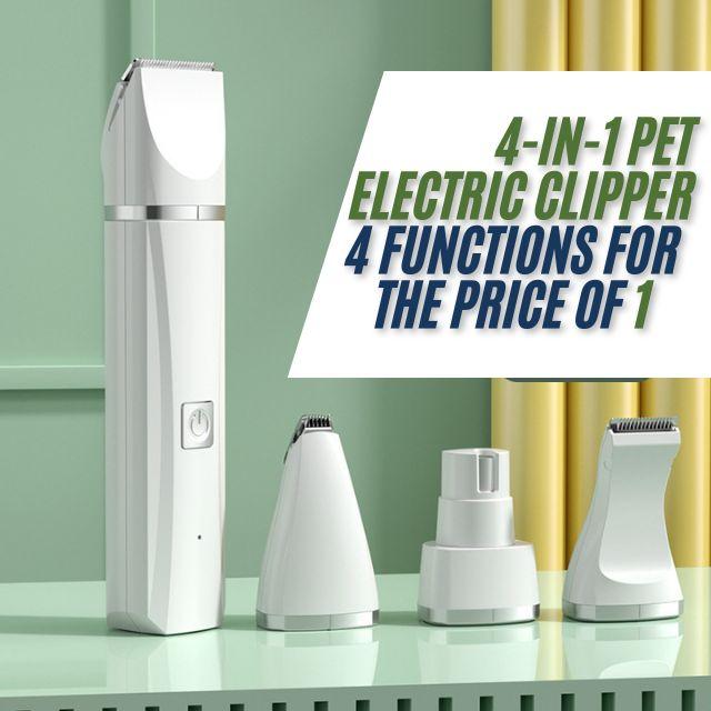 Electric Pet Hair Clippers – Quiet Grooming Clippers for Cats & Dogs