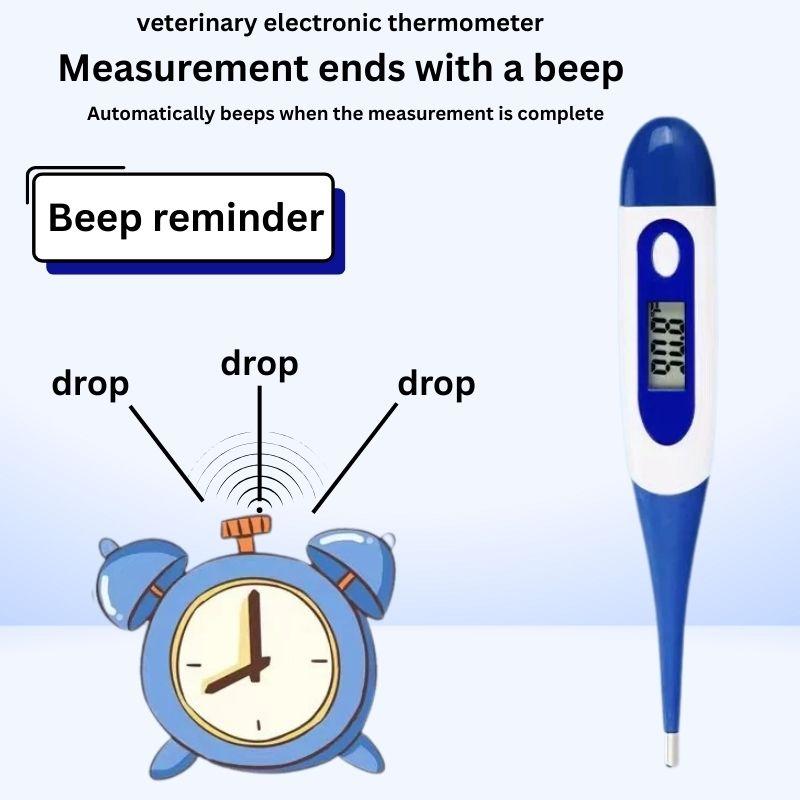 Farm Animal Electronic Thermometer – Rapid, Accurate Rectal Temperature Measurement