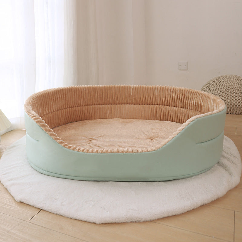 Four Seasons Dog Bed – Warm, Washable Bed for Large Dogs