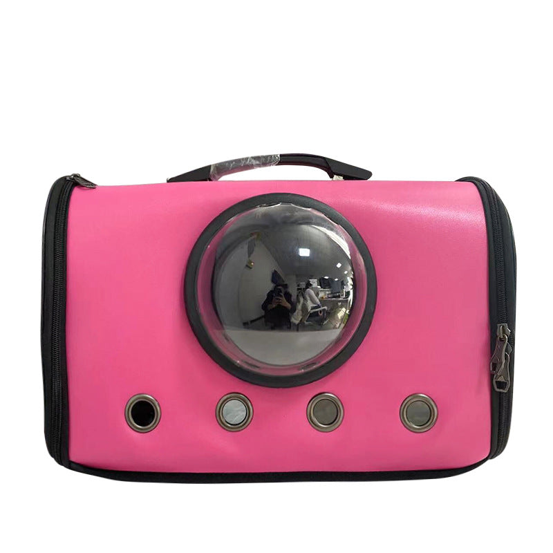 Breathable Pet Carrier Bag – Foldable Space Capsule for Dogs & Cats