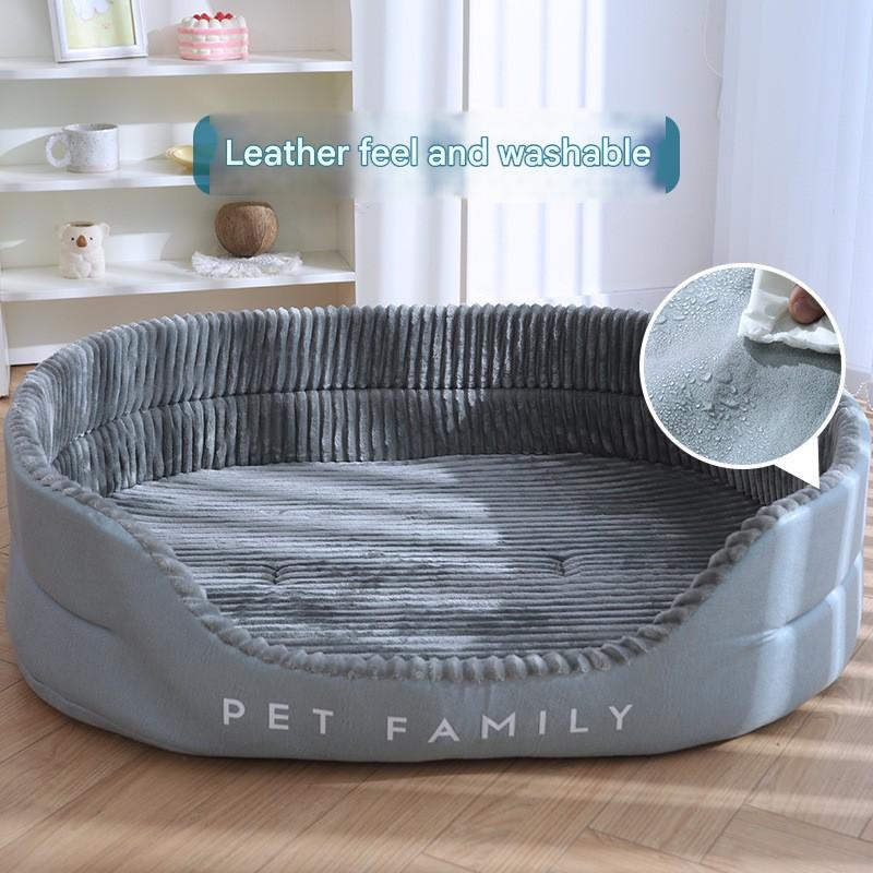 Four Seasons Dog Bed – Warm, Washable Bed for Large Dogs