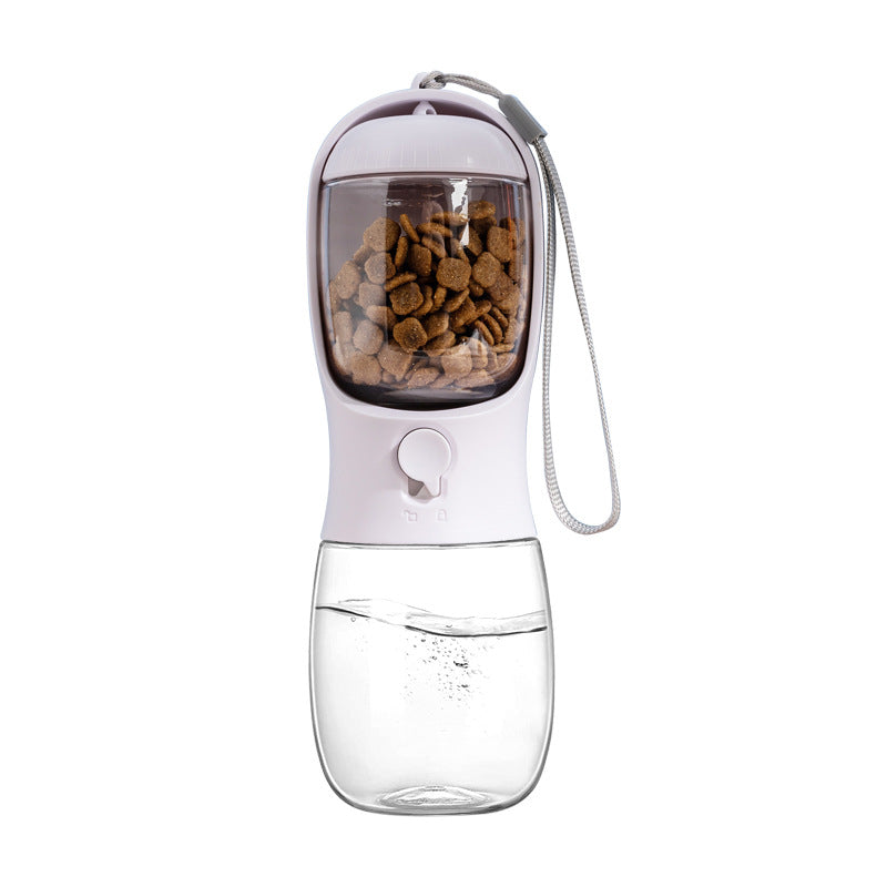 2-in-1 Portable Pet Water & Food Bottle – Travel Cup for Cats & Dogs | Leak-Proof, Compact & Easy to Carry