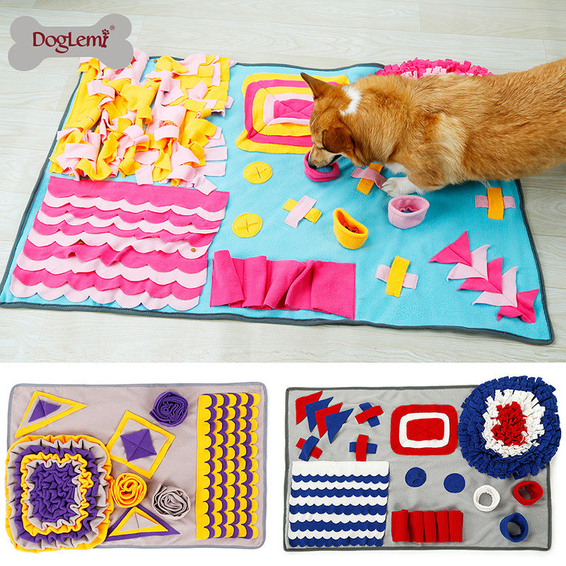 Dolemi Dog Sniffing Puzzle Mat – Slow Feeder & Enrichment Toy