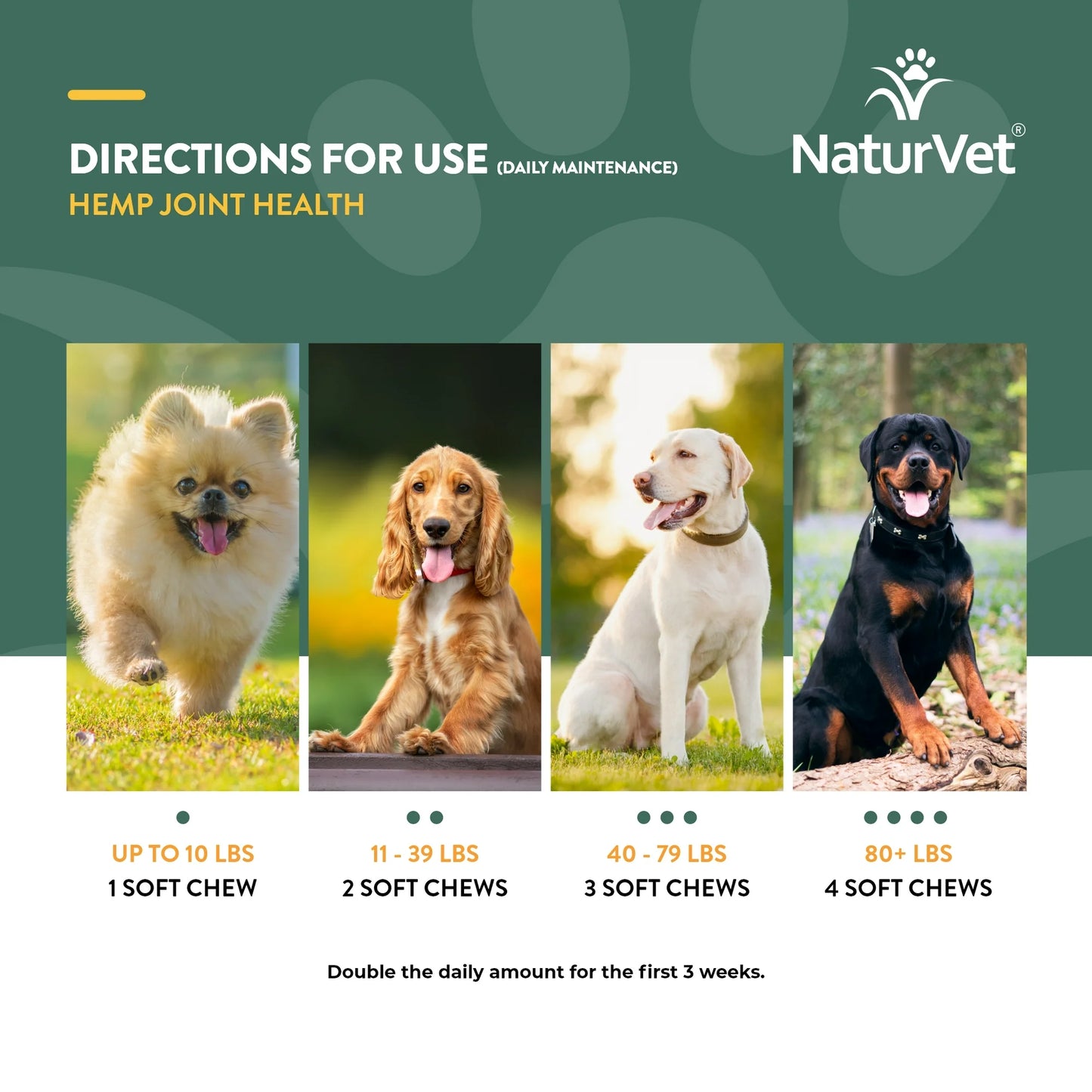 Calming Aid NaturVet Quiet Moments – 60 Soft Chews