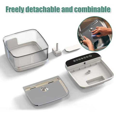 Fully detachable and combinable components of the smart pet water fountain for easy cleaning