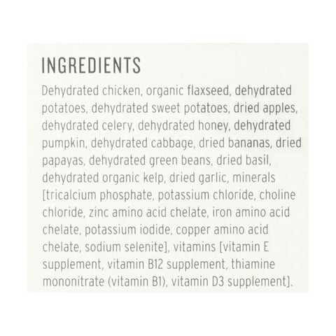 List of ingredients on a white background.