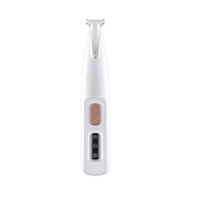 Low-noise pet trimmer on a white background for quiet grooming