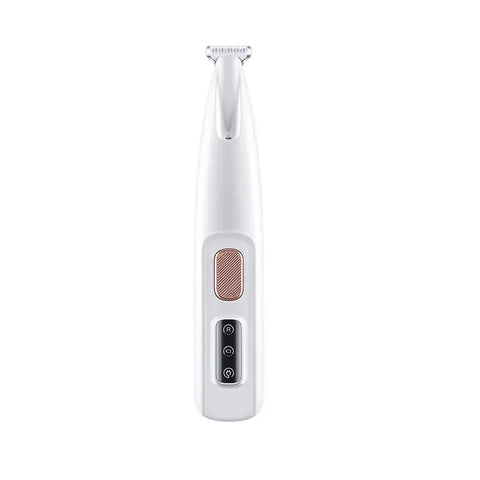 Low-noise pet trimmer on a white background for quiet grooming