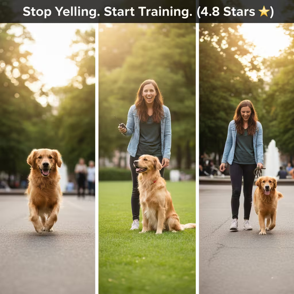 PawVortex Training Collar: Waterproof Reliable Dog Control