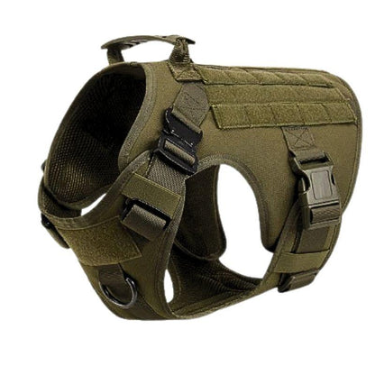 Tactical Nylon Dog Vest – Outdoor Training & Quick Release Harness