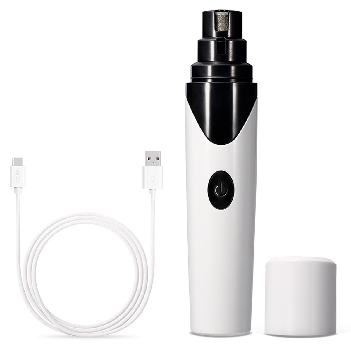 Rechargeable Pet Nail Grinder – USB Electric Nail Trimmer &amp; Clipper for Dogs and Cats