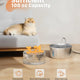 108oz 3.2L large capacity pet water fountain suitable for multi-pet households and long trips.
