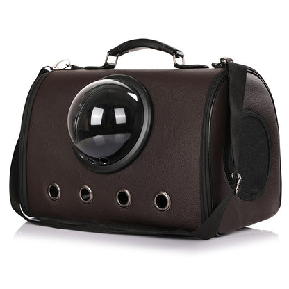 Breathable Pet Carrier Bag – Foldable Space Capsule for Dogs & Cats
