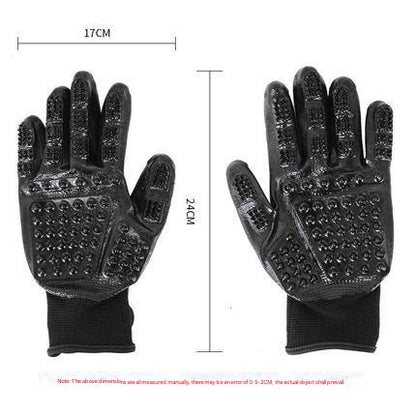 Pet Grooming & Bath Gloves – Hair Removal & Massage Tool