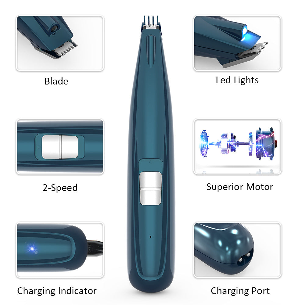 Rechargeable Pet Hair Clippers – Electric Grooming &amp; Shaving Tool for Dogs and Cats