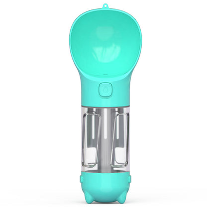 Portable Pet Water Bottle – 2-in-1 Water & Food Cup for Dogs