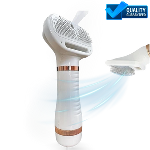 2-in-1 Hot Air Pet Hair Dryer & Comb – Grooming Tool for Cats & Dogs