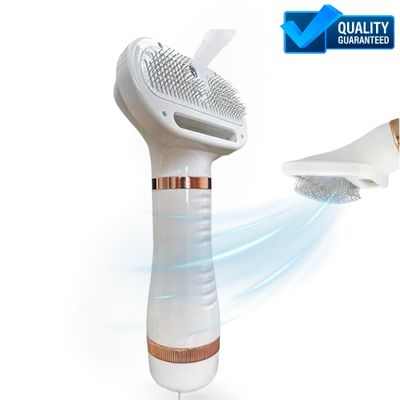 2-in-1 Hot Air Pet Hair Dryer & Comb – Grooming Tool for Cats & Dogs