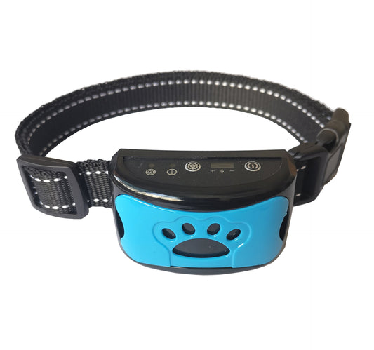 Intelligent Ultrasonic &amp; Electric Shock Anti-Bark Dog Collar – Rechargeable &amp; Waterproof Bark Control Device