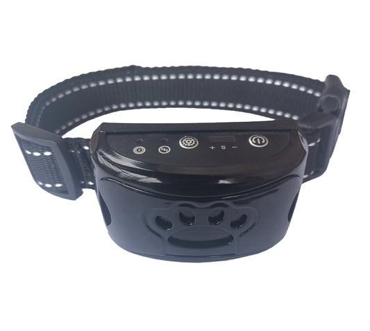 Intelligent Ultrasonic &amp; Electric Shock Anti-Bark Dog Collar – Rechargeable &amp; Waterproof Bark Control Device
