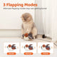 3 interactive flapping modes feature for sparrow cat plush toy