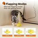 Cat sniffing 3-speed interactive flapping yellow duckling toy