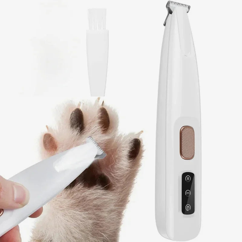 Pet foot shaver shaver cat shaving trimmer dog electric hair clipper with light electric hair clipper