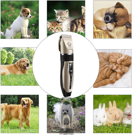 Electric Pet Grooming & Nail Care Kit – Clippers & Pedicure Tools for Cats & Dogs