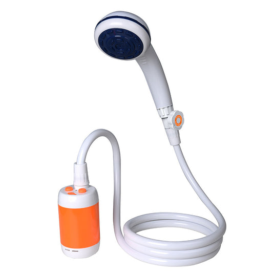 Make outdoor pet grooming easy with this electric shower head. Ideal for camping and travel – compact, rechargeable, and gentle on pets.