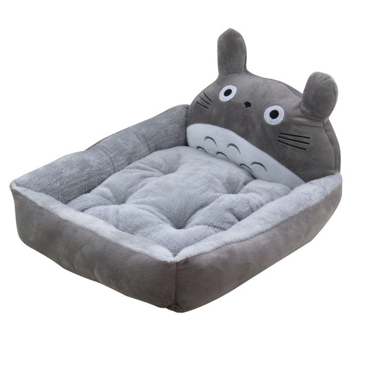 🐻 Teddy Cartoon Pet Bed – Removable &amp; Washable Large Dog Bed | Soft, Cozy Mat for Golden Retrievers &amp; Big Breeds | Wholesale Available
