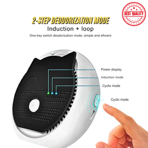 Cat Odor Purifier Pet Litter Box Deodorizer Toilet Air Cleaner