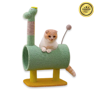 Integrated Cat Climbing Frame & Bed – Compact Sisal Rack