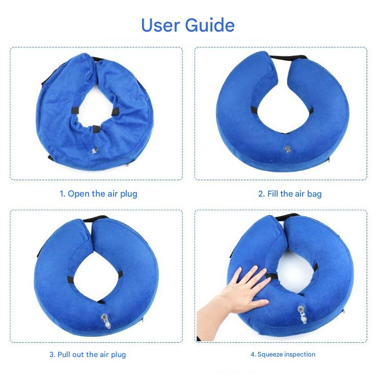 Inflatable Pet Recovery Collar – Soft Protective E-Collar