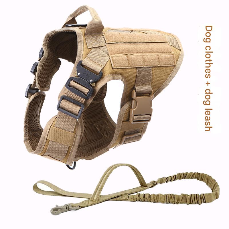 Tactical Dog Backpack – Military-Style Dog Vest with Storage | Adjustable Working Dog Harness with Chest Strap