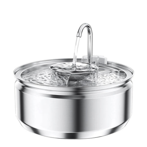 PawVortex 50 States Stainless Steel Pet Water Fountain – 3.2L Cat & Dog Fountain