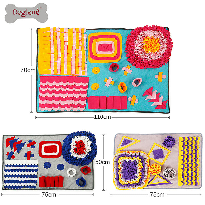 Dolemi Dog Sniffing Puzzle Mat – Slow Feeder & Enrichment Toy