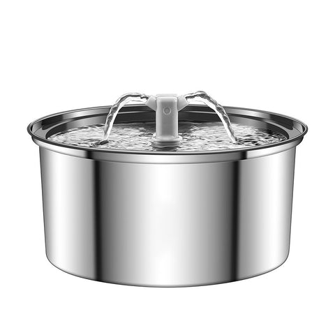 PawVortex 50 States Stainless Steel Pet Water Fountain – 3.2L Cat & Dog Fountain