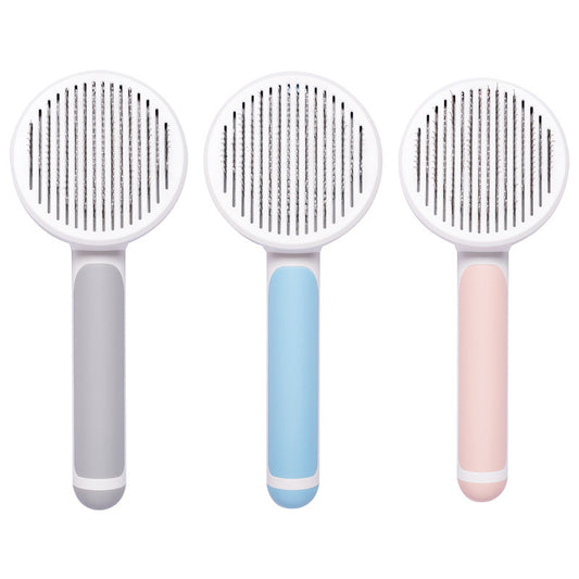 🪮 Cat Knotting &amp; Dog Grooming Needle Comb – Stainless Steel Hair Removal &amp; Massage Brush for Cats &amp; Dogs