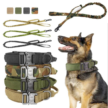 Tactical Dog Collar & Leash Set – Military-Grade for Training